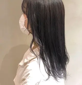 セミロング 原 菜帆のヘアスタイル