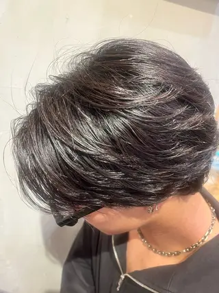 パーマ メンズ 和 真のヘアスタイル