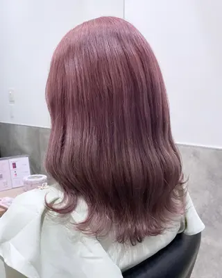 ミディアム カラー 💗ガーリーヘア🎀 saki💗のヘアスタイル