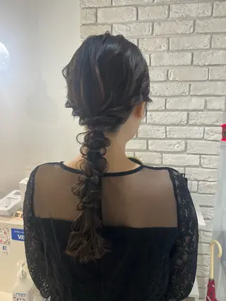 ロング ヘアアレンジ Dityca...tia所属・りん/ 無料ヘアセットのヘアスタイル