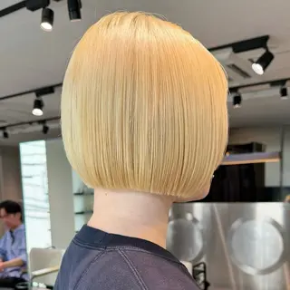 ミディアム カラー GO TODAY シェアサロン 原宿Verno店所属・ブリーチ/髪質改善/ ボブ特化/よしきのヘアスタイル