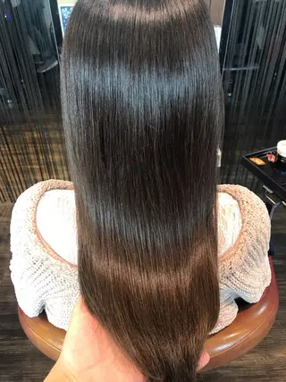 ロング カラー 縮毛矯正/ 髪質改善 /ショート　圍　崇行のヘアスタイル