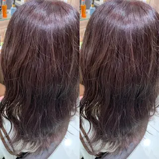 セミロング カラー ヘアアレンジ 盛れる韓国ヘア♡ 🌻鈴木花🌈のヘアスタイル