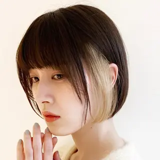ショート カラー LucksiMie 銀座店所属・【韓国　レイヤー 髪質改善✨】かずのヘアスタイル