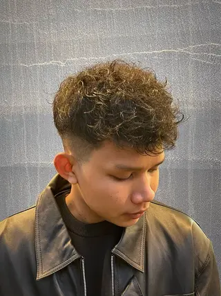 ショート パーマ 【再現性120%】 🔥龍也リュウヤ🔥のヘアスタイル