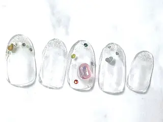 ネイル ネイルPetit Ribbonのネイルデザイン