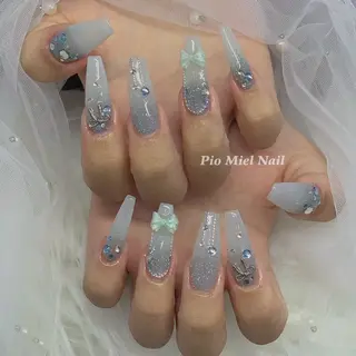 ネイル HANA 長さだしのネイルデザイン