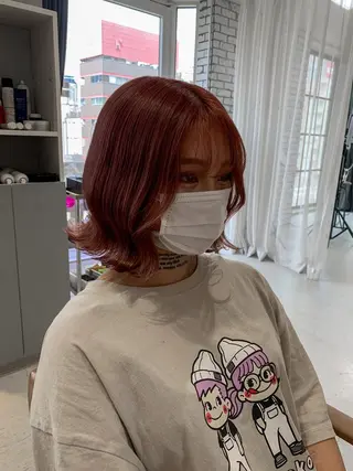ショート カラー 大阪韓国ヘア 🦋RINKAのヘアスタイル