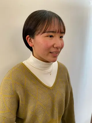 ショート パーマ、髪質改善 菊地美月のヘアスタイル