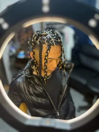 ヘアアレンジ コーンロウ/ ブレイズ 大田竜也のヘアスタイル