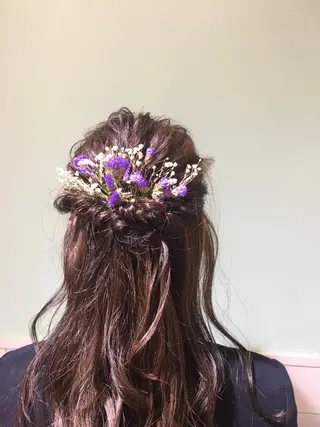 セミロング 田中 未澪のヘアスタイル