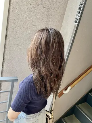 セミロング カラー Kazu .Kのヘアスタイル