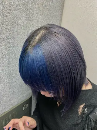 ミディアム カラー 田代 佳穂のヘアスタイル