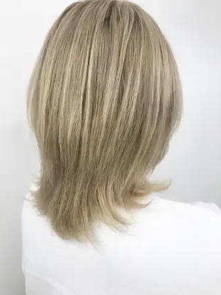 ミディアム カラー 色気レイヤー& ショートはお任せ🌟のヘアスタイル