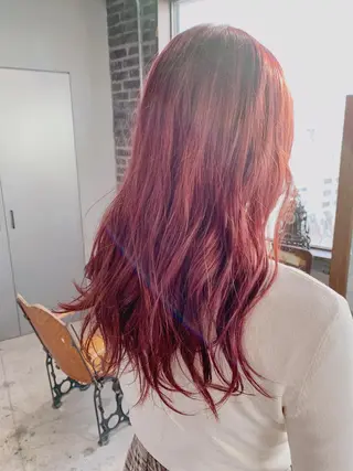 ロング カラー パーマ 代表 中島貴志のヘアスタイル