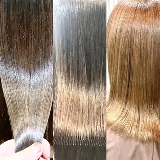 カラー ヘアアレンジ MiU所属・韓国×髪質改善×美髪 縮毛矯正×レイヤーのヘアスタイル