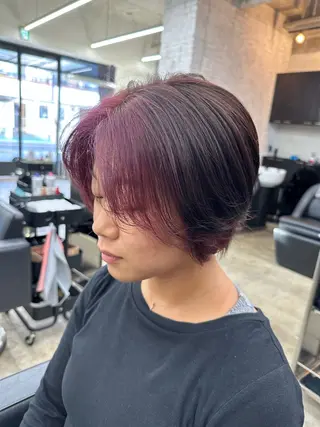 ショート カラー 🪐LANDS🪐 福垣 海也のヘアスタイル