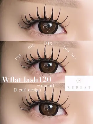 マツエク・マツパ Lashlift 👁️REBESTのマツエク・マツパデザイン
