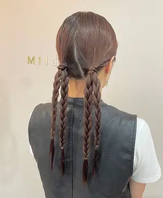 ヘアアレンジ エクステ＆ヘアセット Milaのヘアスタイル