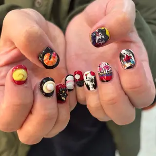 ネイル 栗田 ゆう子のネイルデザイン