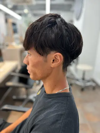 パーマ メンズ かどたはるな レイヤー/パーマのヘアスタイル