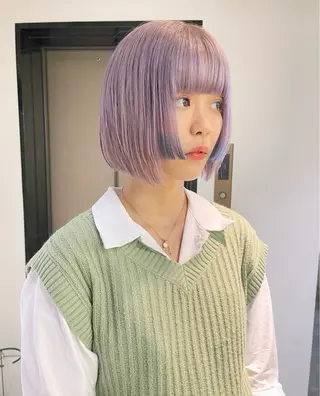 カラー 渋谷/ハイトーン/ 🍒airi👽のヘアスタイル