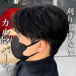 ミディアム パーマ メンズ 【池袋店 店長】伊藤 昂樹/曲がる縮毛矯正のヘアスタイル