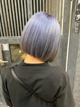 ショート ケリーズグリーン所属・ボブ/艶ハイトーン 森田/嵩士のヘアスタイル