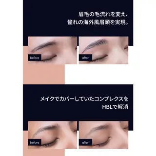 パーマ メンズ マツエク・マツパ PRO TREAT所属・アイブロウ(HBL) ✽　Kimikaの眉毛・アイブロウイメージ