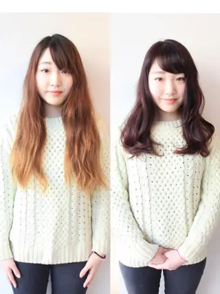 セミロング 河野 薫のヘアスタイル