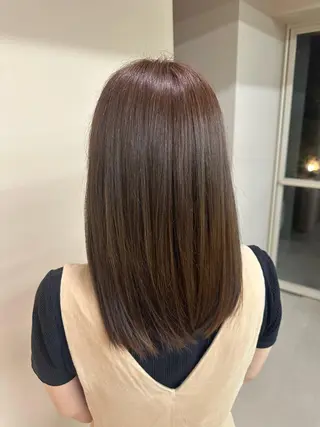 ミディアム hair make ONE007　辻堂所属・北條 雅樹のヘアスタイル