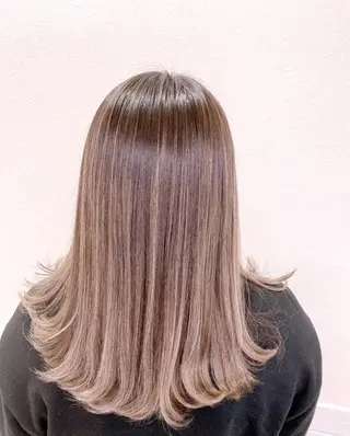 セミロング カラー 櫛部洸貴/ メンズ、ヘットスパのヘアスタイル