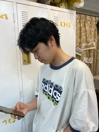 パーマ メンズ YURAGI🌿 SAKIのヘアスタイル