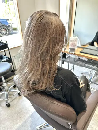 ミディアム カラー miri髪質改善 久留米/韓国のヘアスタイル