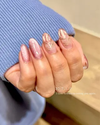 ネイル Seemly 千田町店所属・フラワーパラジェル 🌸シームリーエミのネイルデザイン