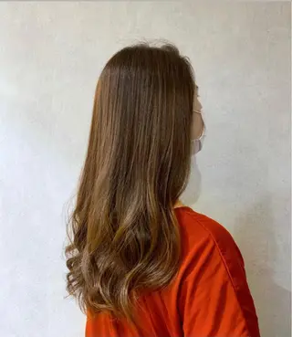 ロング カラー 似合わせカット/ 艶カラー/いらみなのヘアスタイル