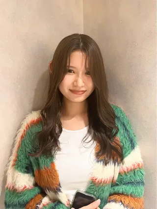 ロング カラー mEg hair creation 新川崎所属・カラー/塚原里沙 川崎のヘアスタイル