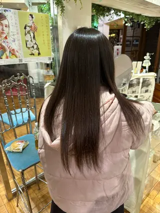 ロング カラー ボブ ショート 髪質改善  相澤晃希のヘアスタイル