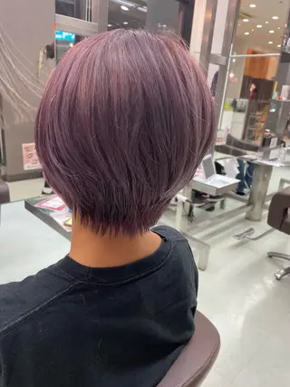 ショート カラー ヘアーメイクWiLL 西宮店所属・川上 紗也加のヘアスタイル