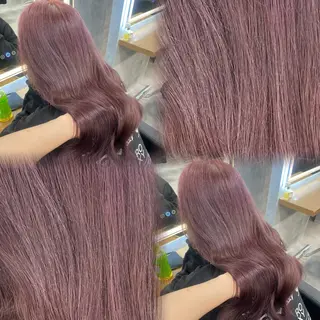 ロング カラー ヘアアレンジ 透明感カラー/推しカ ラー☁️JURAのヘアスタイル