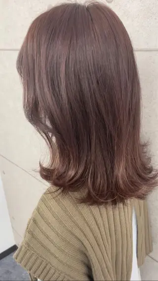 ミディアム カラー Agu hair act 姫路駅前おみぞ筋店所属・カワモト ソウタのヘアスタイル