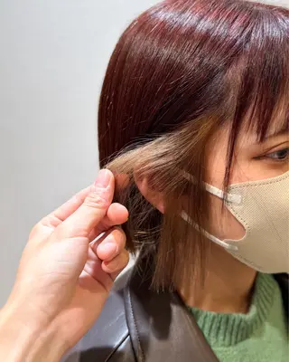 ミディアム 🌈インナーカラー SOU🌈のヘアスタイル