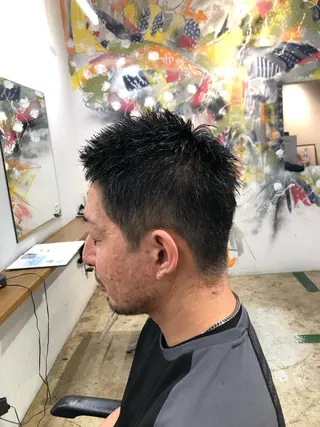 ショート メンズ メンズ特化/パーマ /フェード/洋輔のヘアスタイル