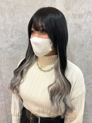 ロング すぐ予約OK💕 シールエクステのヘアスタイル