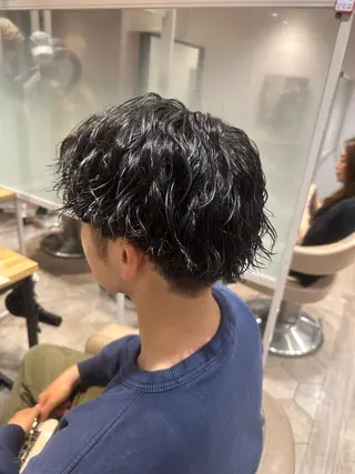 パーマ メンズ hair＆make EARTH センター南店所属・メンズ特化🌈 石原衛志🌈のヘアスタイル