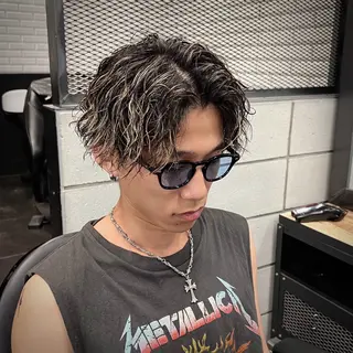 メンズ メンズ特化/パーマ/ メッシュ/竜成のヘアスタイル