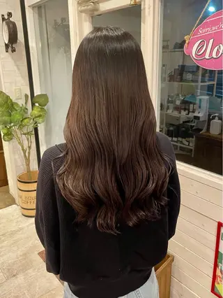 ロング カラー 🍭透明感カラー 志賀拓海🍬🌈のヘアスタイル