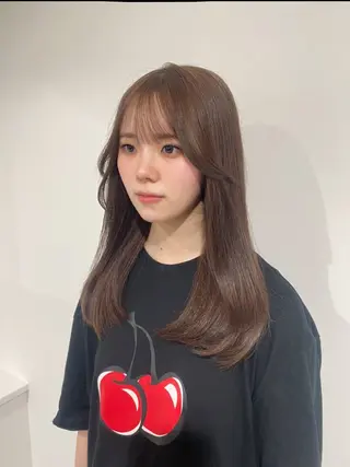 カラー AO所属・RISAKO 艶髪モテヘア🎀府中のヘアスタイル