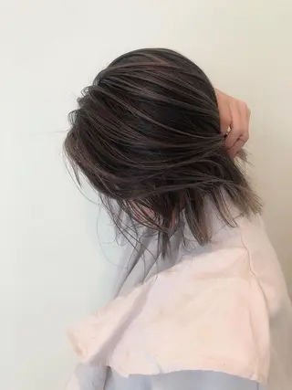 ミディアム カラー ✨レイヤーお任せ✨ 林有里子のヘアスタイル