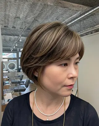 ショート カラー VIE.ORNER 土気🍃笹岡航太のヘアスタイル